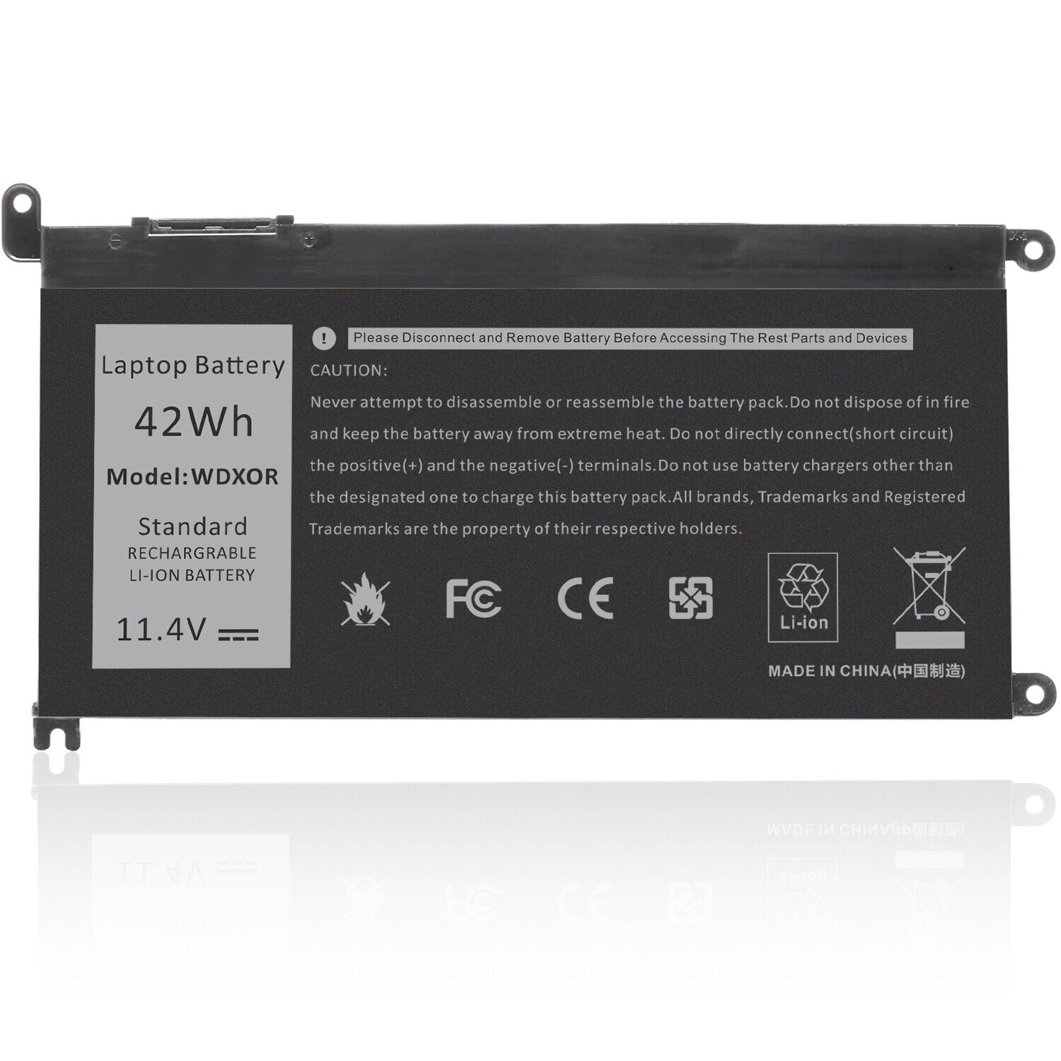 WDXOR Laptop Battery for Inspiron 13 5000 5368 5378 7368 15 7000 17 5770