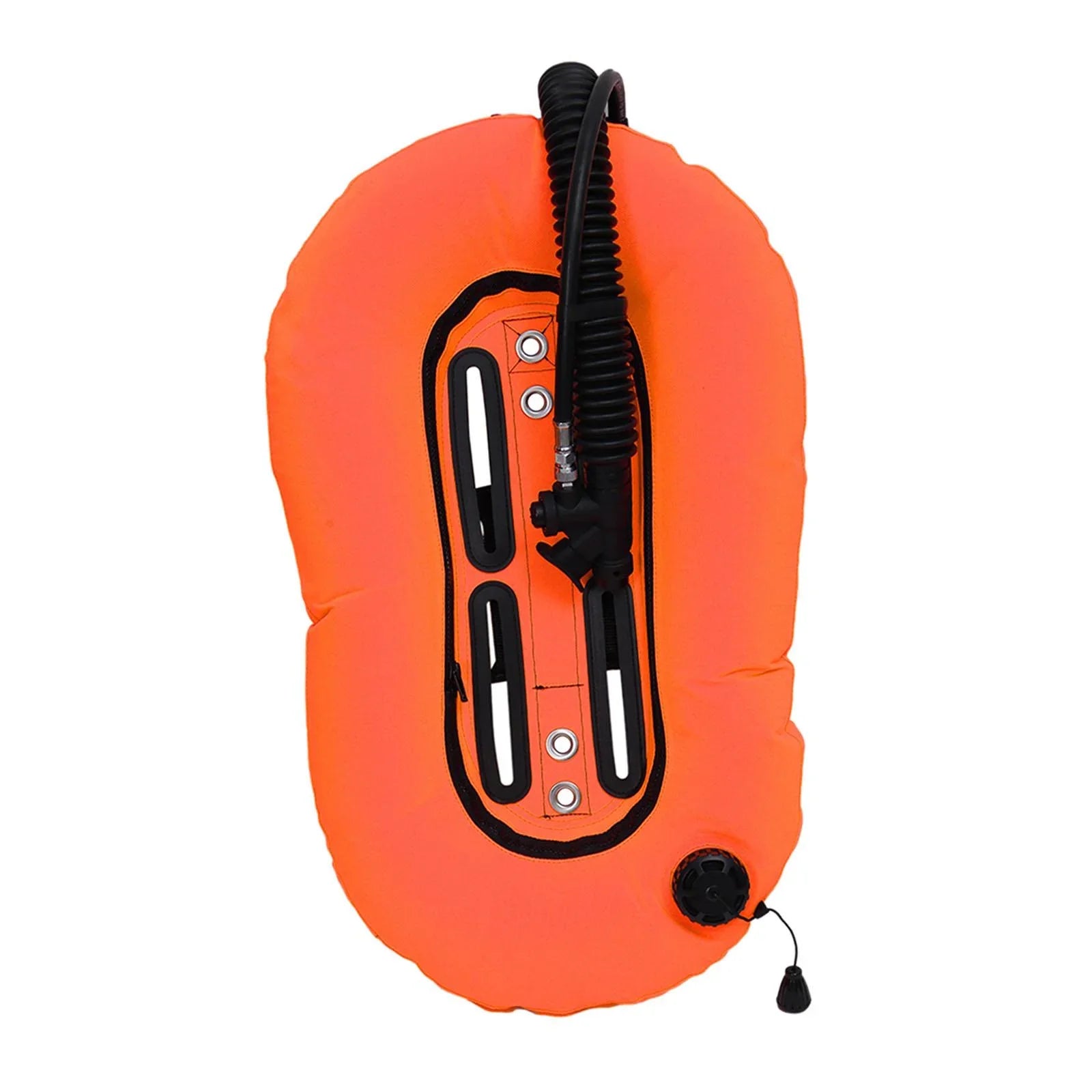 harayaa Diving Snorkeling Donut Wing Single Tank Scuba BCD Set for Freediving Diving Orange