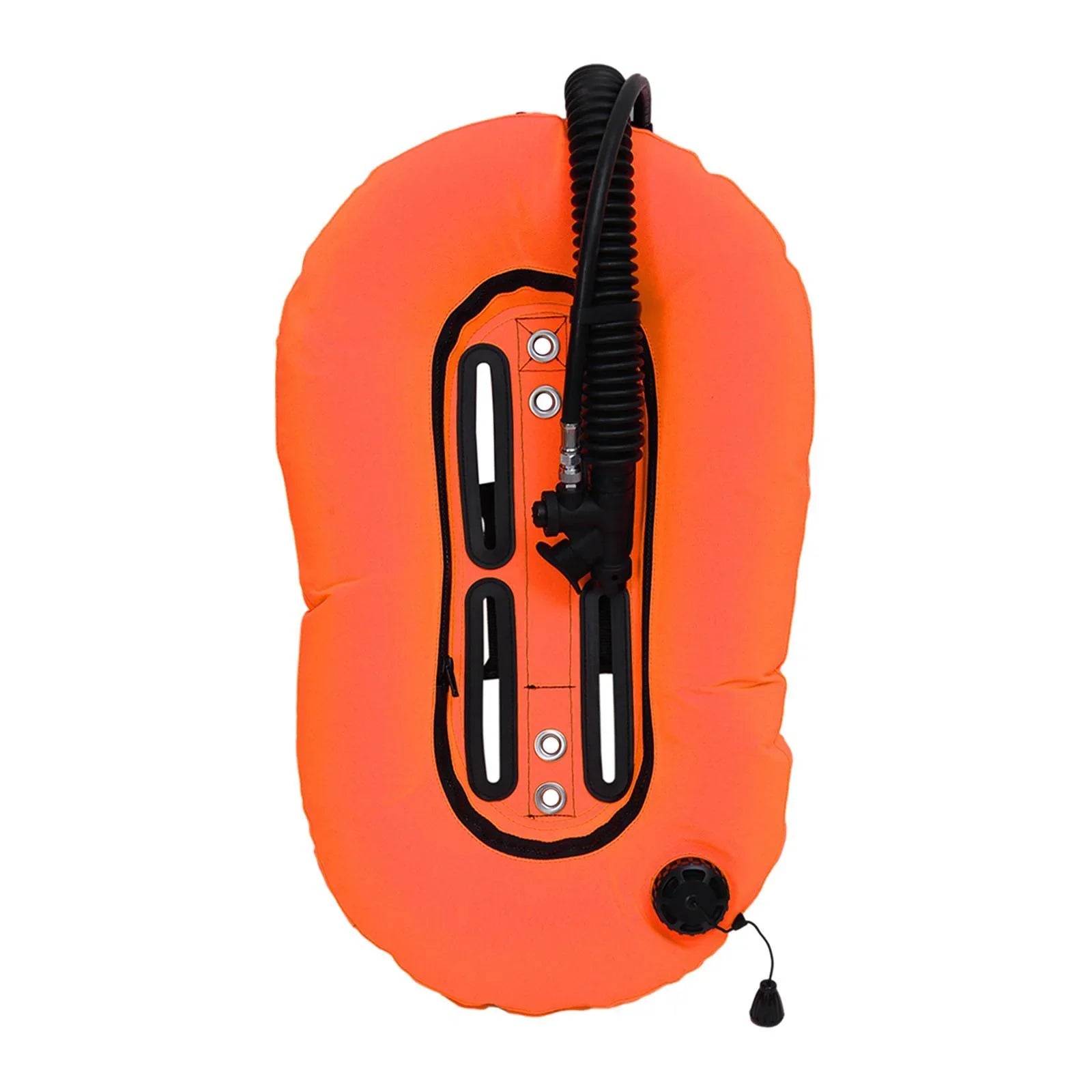 harayaa Diving Snorkeling Donut Wing Single Tank Scuba BCD Set for Freediving Diving Orange