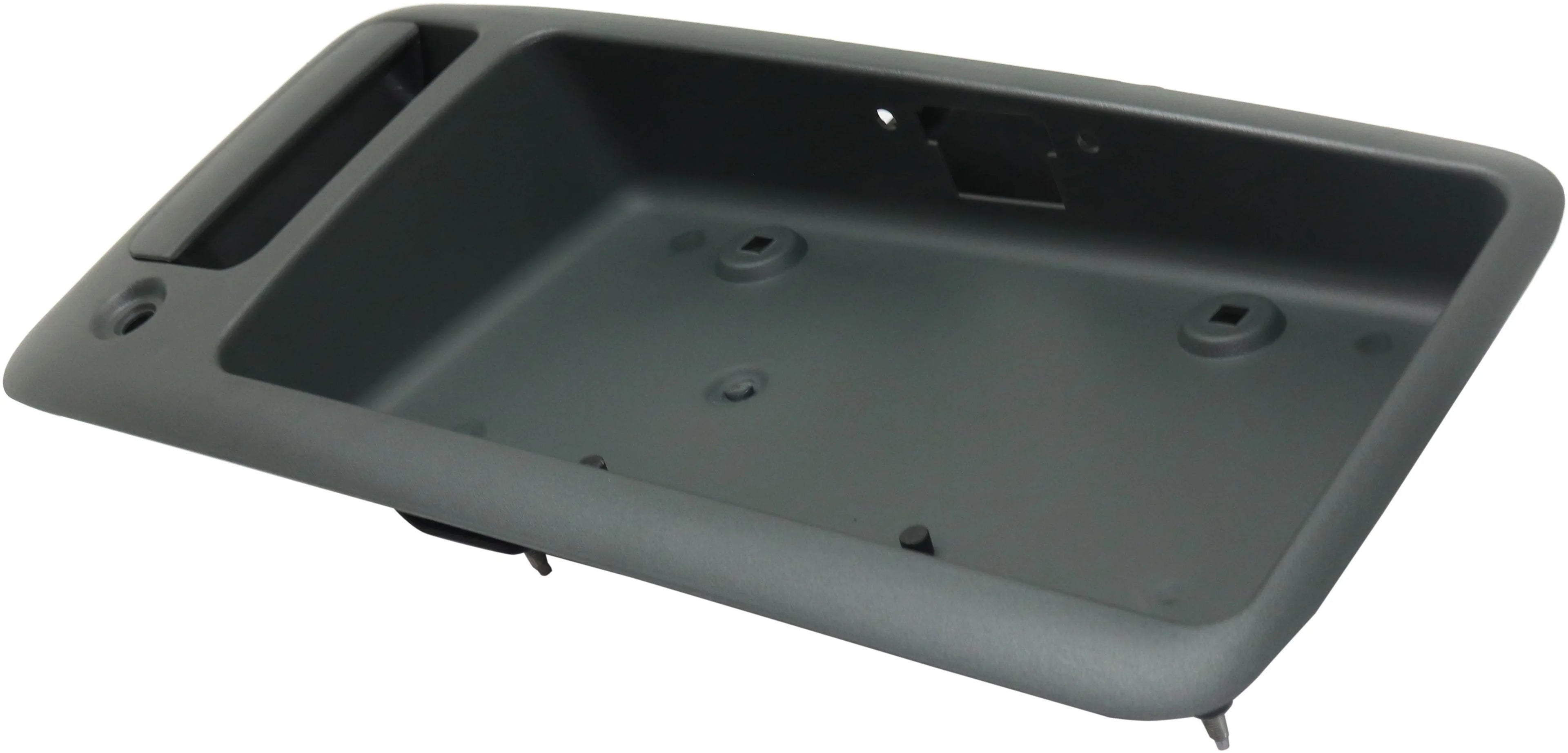 Replacement REPC491395 Exterior Door Handle Fitting with 1996-2002 GMC Savana 1500 Chevrolet Express Rear - Back Textured Gray