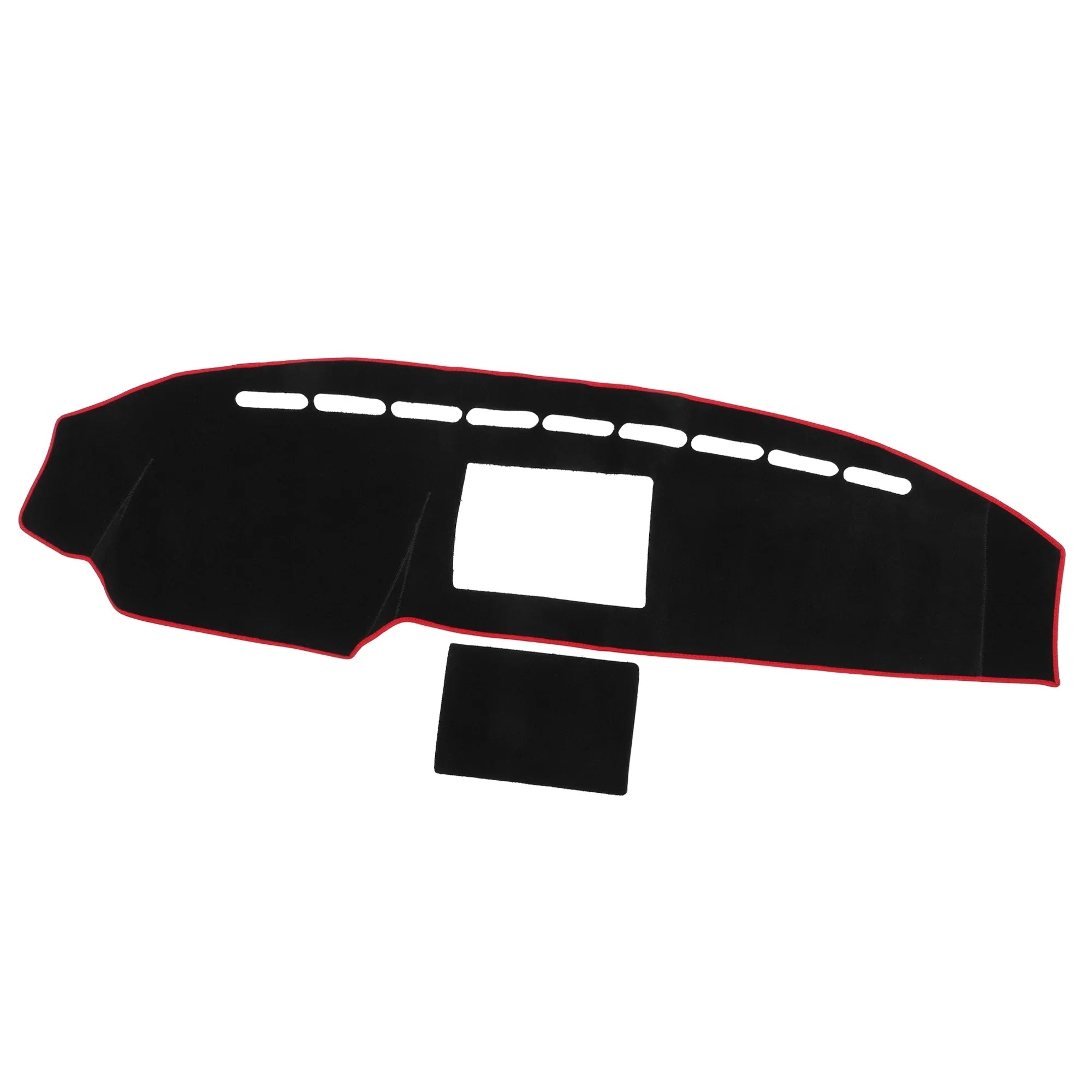Unique Bargains Car Center Console Dashboard Wrap Mat Fitting for Ford F150 2008-2014 Protective Polyester Black