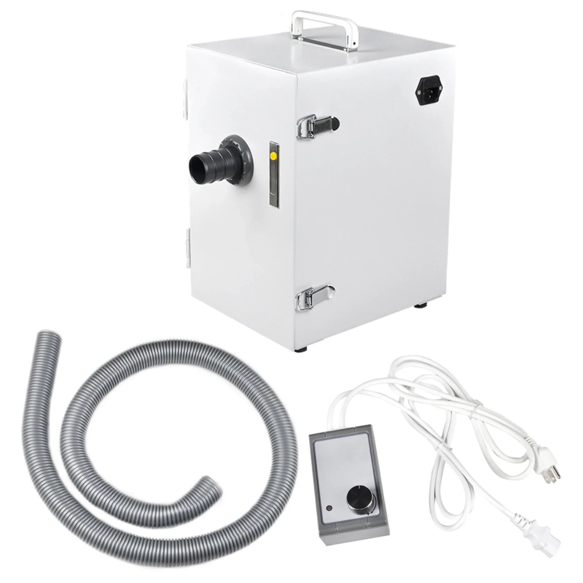 High-Performance 370W Dental Single-Row Dust Collector - Advanced Digital Vacuum Cleaner for Laboratory Use, Promoting Clean and Work Environment