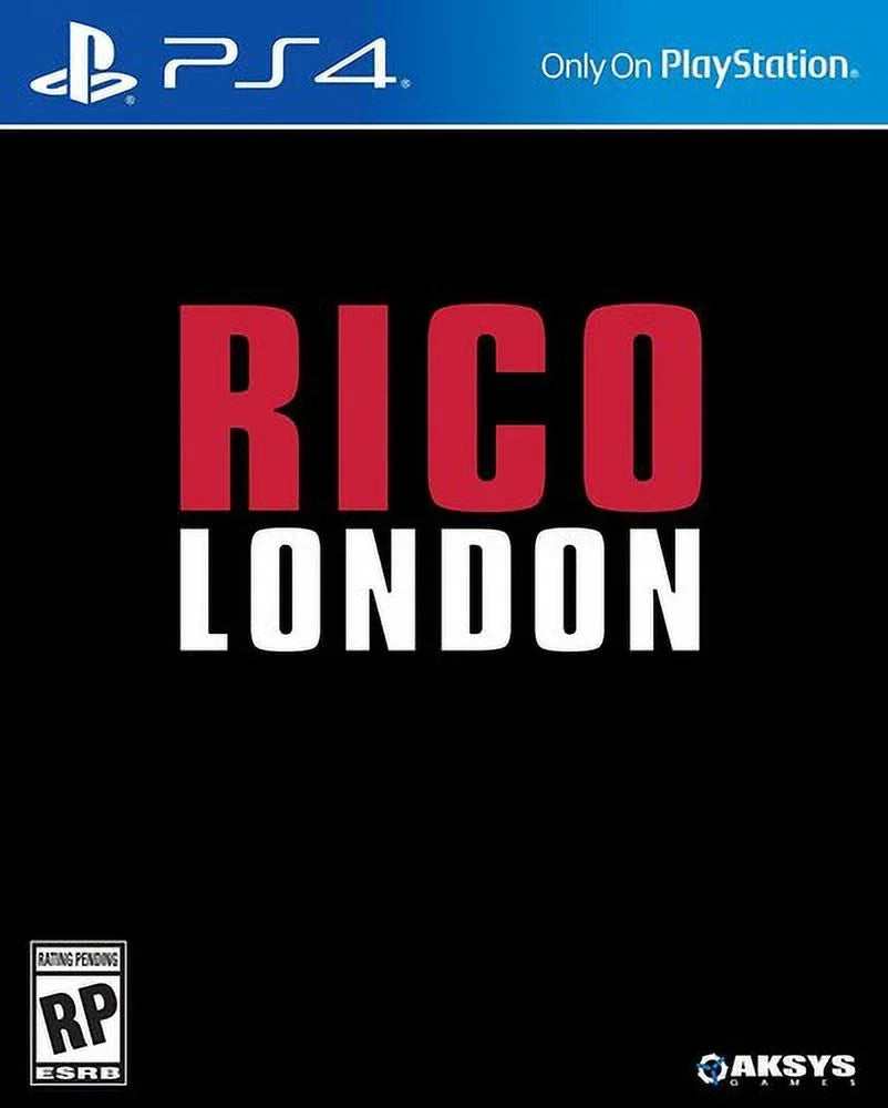 RICO London for PlayStation 4 [VIDEOGAMES] PS 4