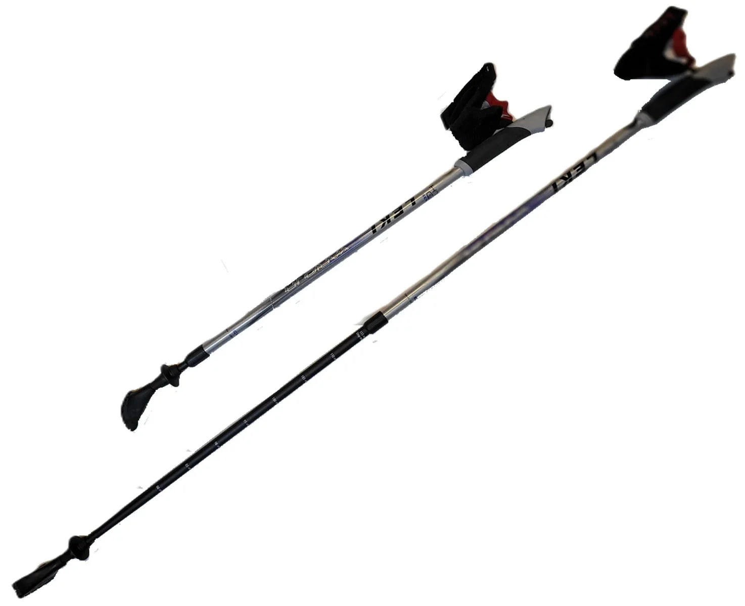 LEKI Nordic Walking Vario Junior HTS 5.5 Series with Adjustable Length