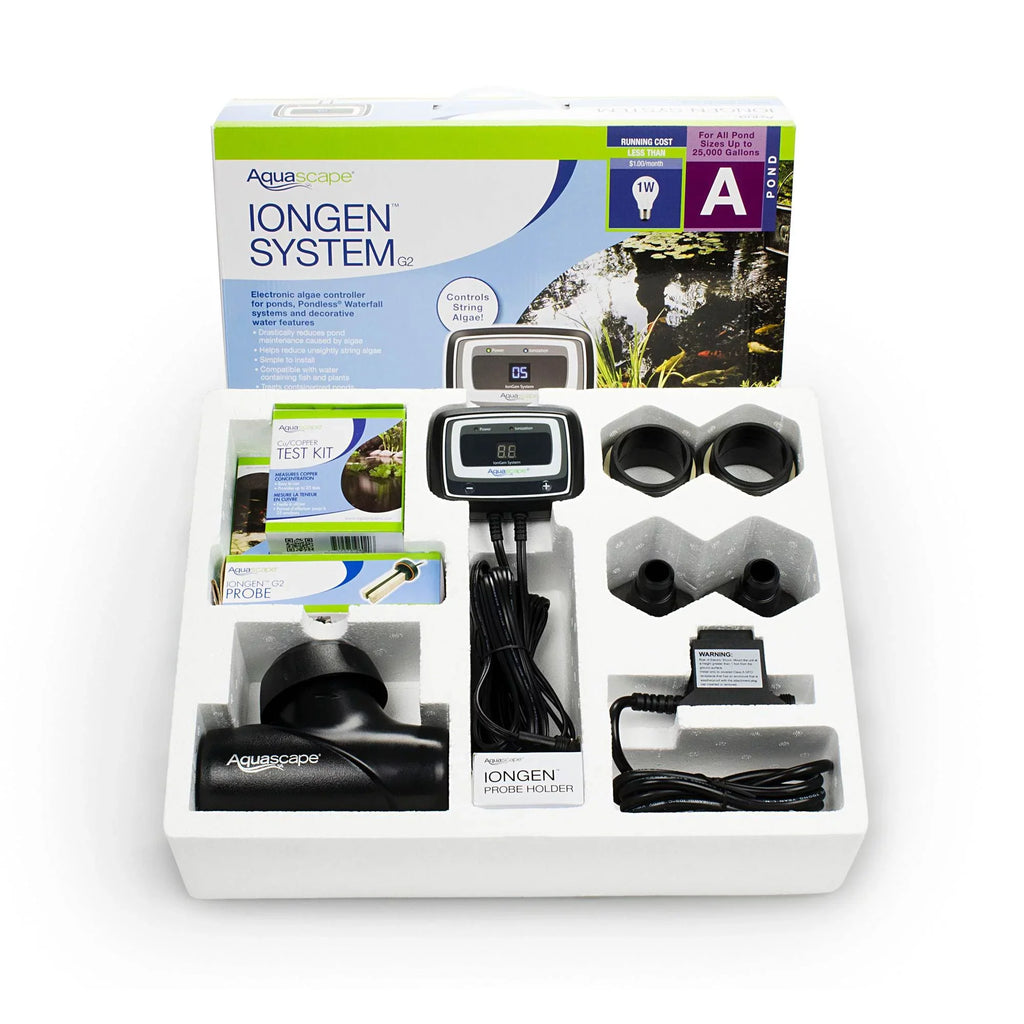 Aquascape 95027 IonGen G2 Natural Chemical Free Auto Pond Algae Control System