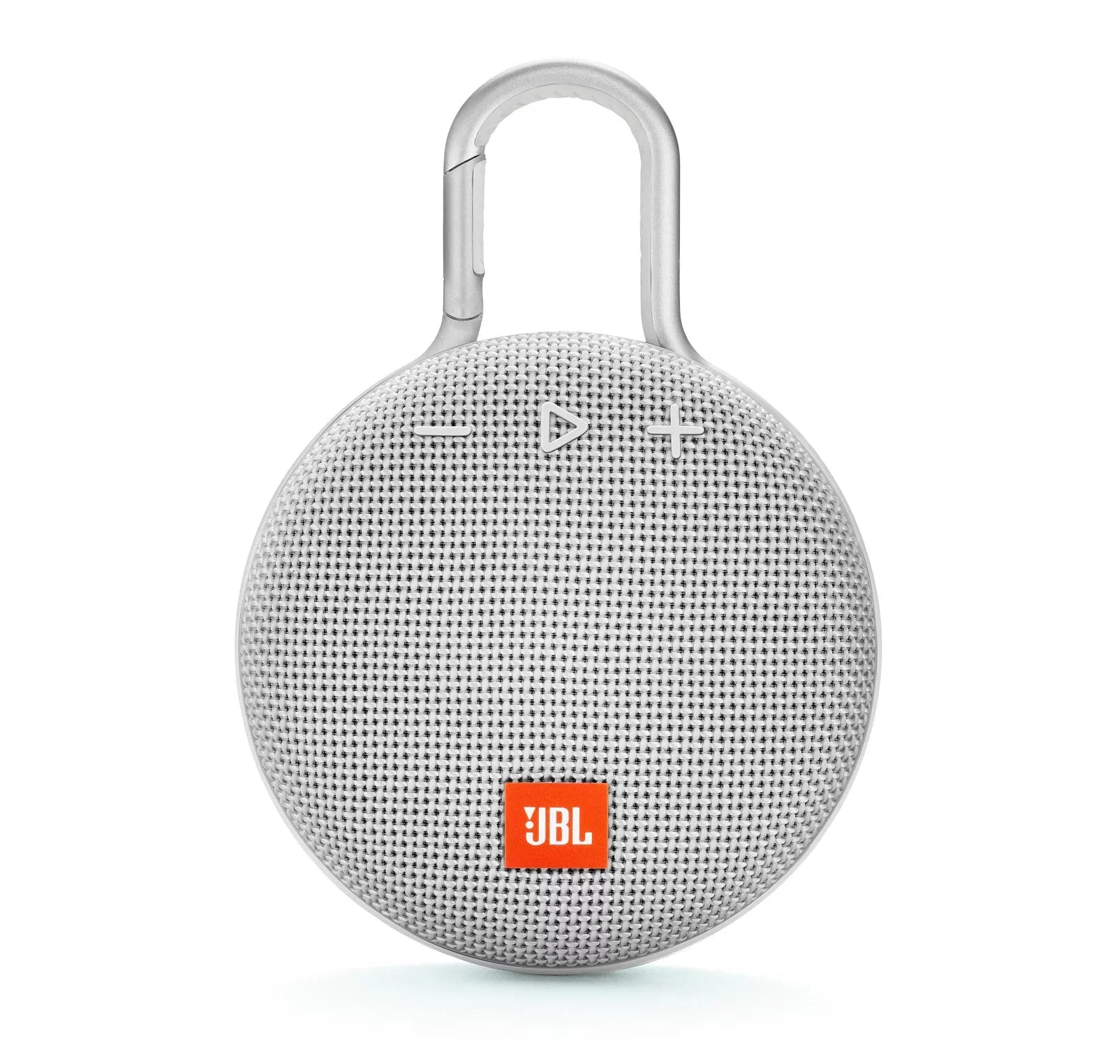 Open Box JBL Clip 3 Steel White Bluetooth Speaker