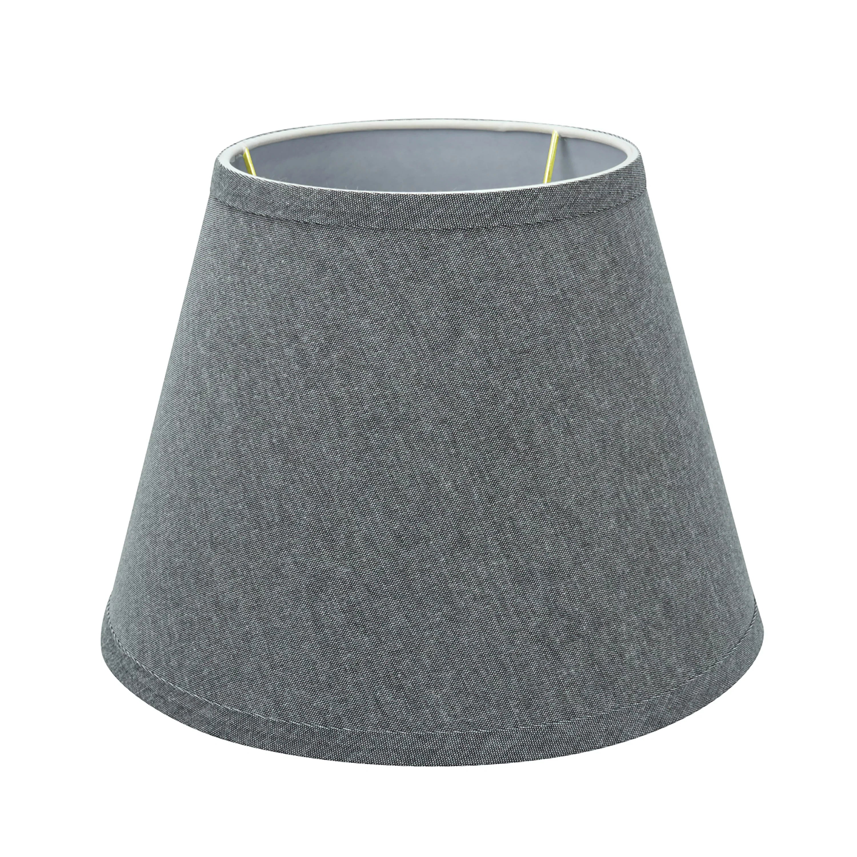 Aspen Creative 58853 Transitional Hardback Empire Shape UNO Construction Lamp Shade in Grey, 10" Wide (6" x 10" x 7 1/2")