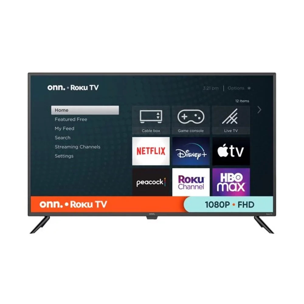 Restored Onn 43" Class FHD (1080p) Smart LED TV (100069992) (Refurbished)