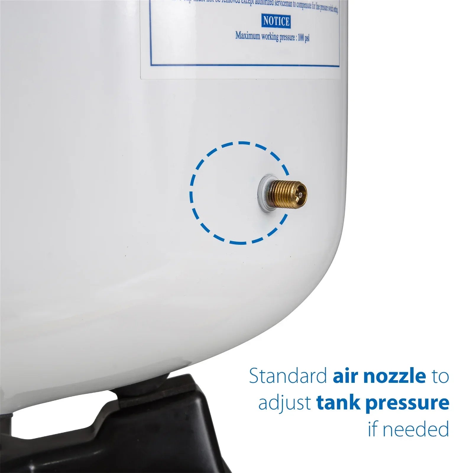 iSpring T55M 5.5 Gallon Residential Pre-Pressurized Water Storage Tank for Reverse Osmosis (RO) Systems
