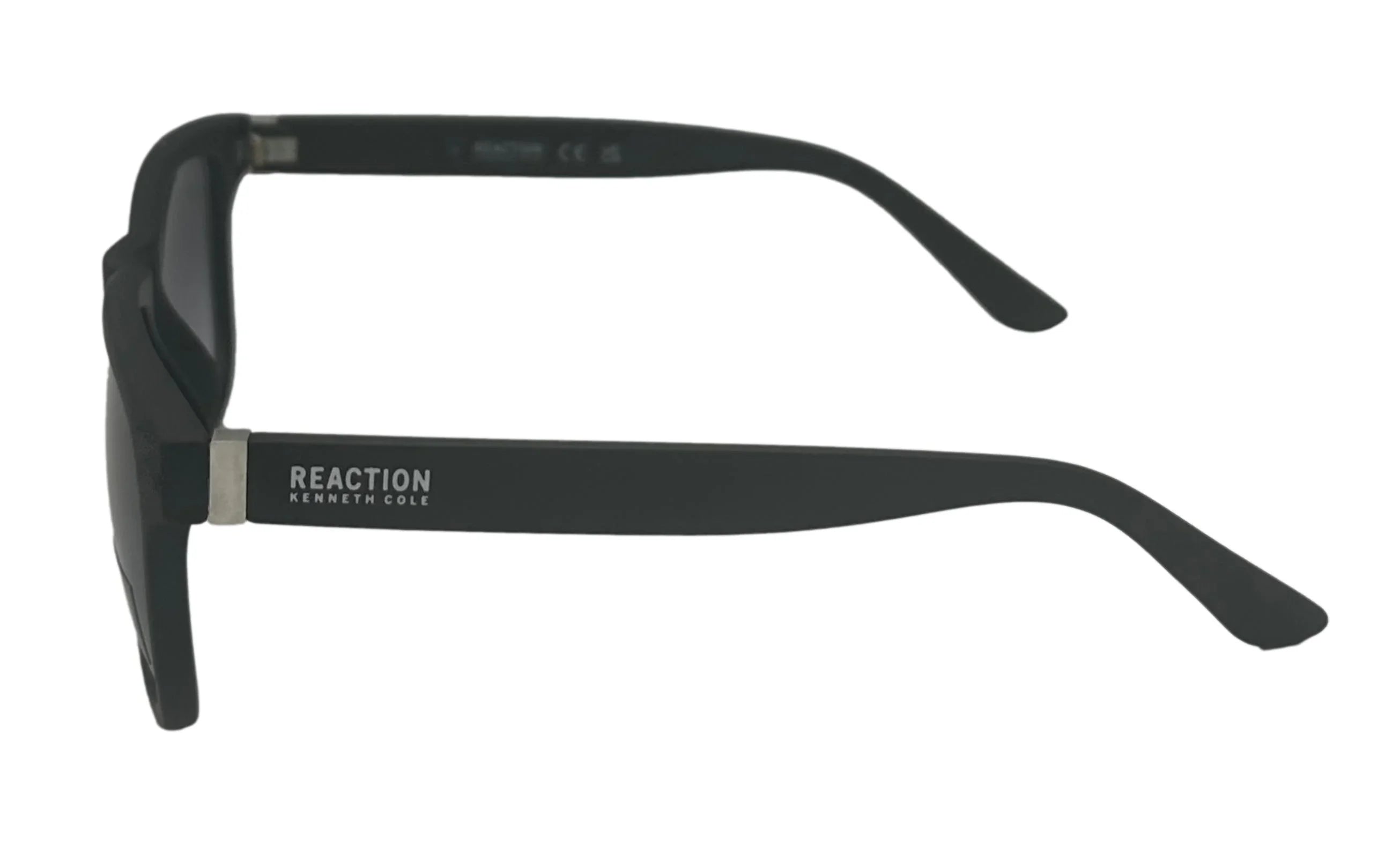 Kenneth Cole Reaction Mens Rectangle Matte Black Sunglass KC1401 2B