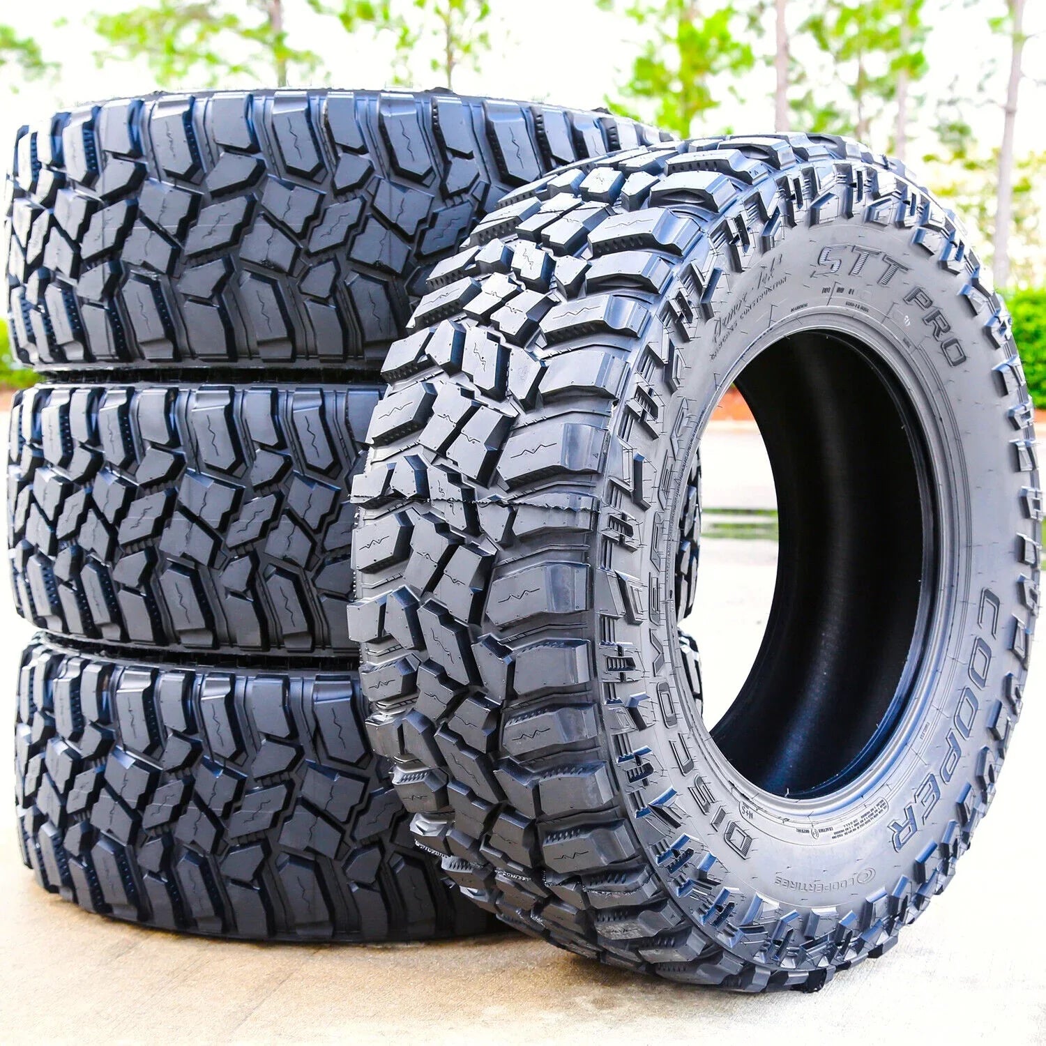 Pair of 2 (TWO) Cooper Shield STT Pro LT 35X12.50R20 121Q E (10 Ply) MT M/T Mud Tires