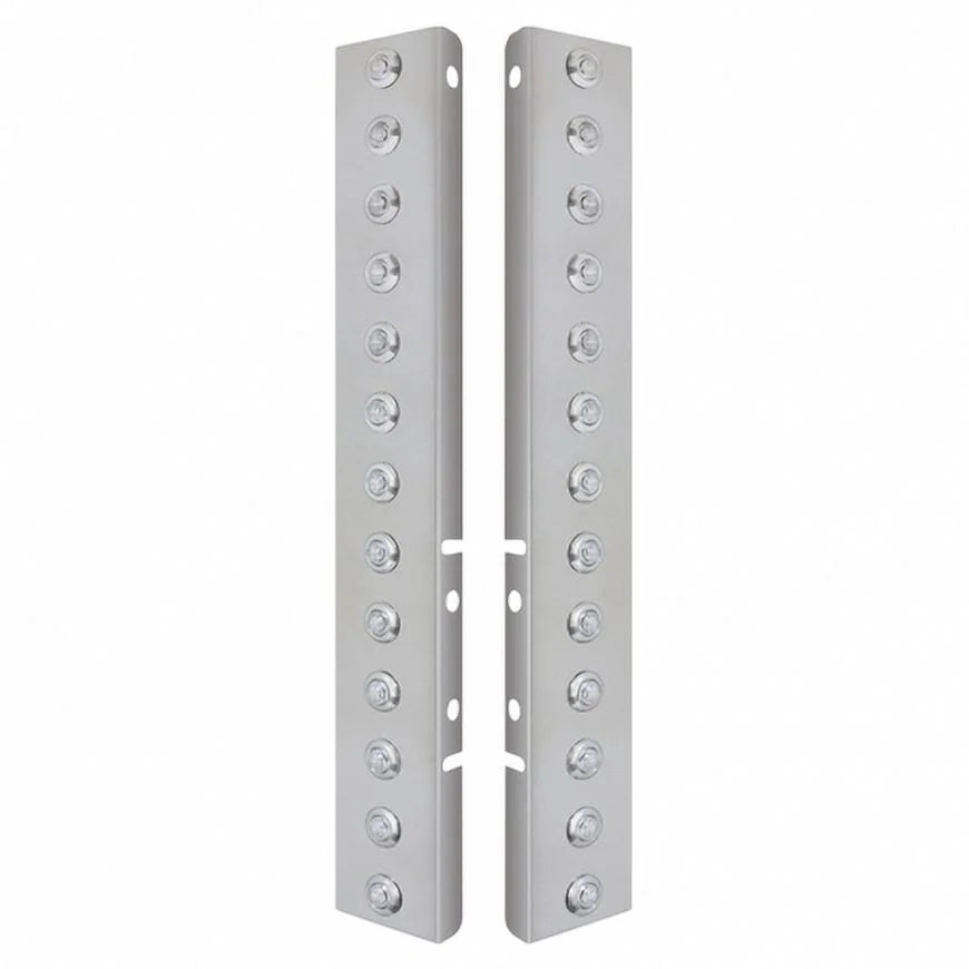 United Pacific 34475 Air Cleaner Light Bar Front, Stainless Steel, With