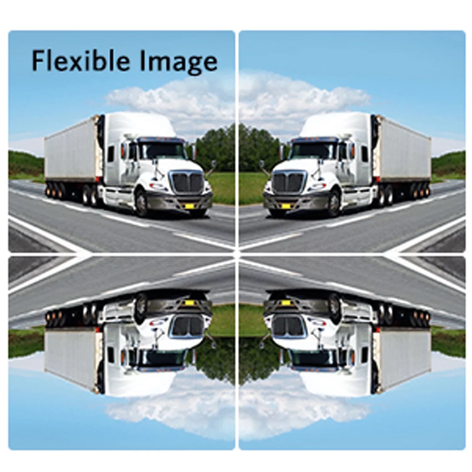 Trailer Wireless Digital Backup Camera Systems Support 2 Cameras, IR Night Vision Campervans Rear View Camera with 7" HD Monitor Support Split Screen, Wireless RV Truck Reverse Camera