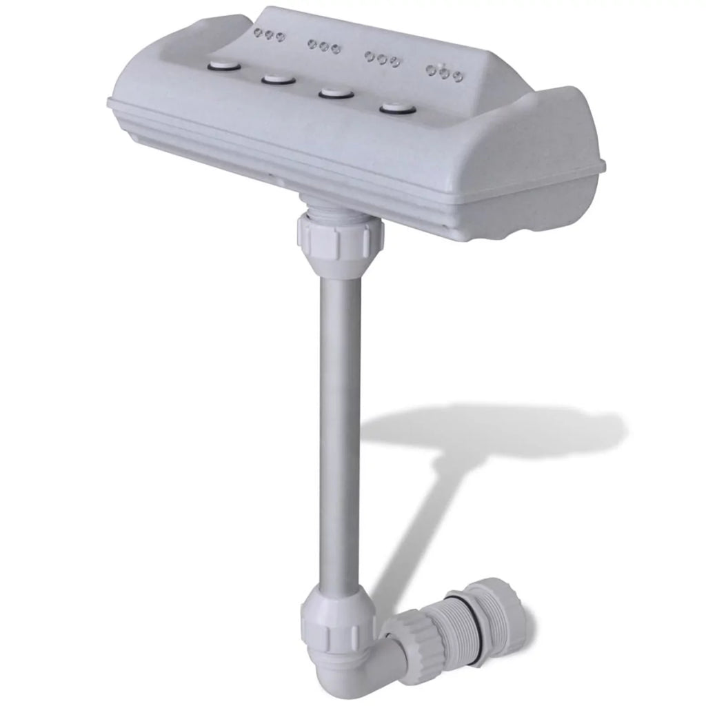 Suzicca Cascade Waterfall Swimming Pool Fountain with LED Lights