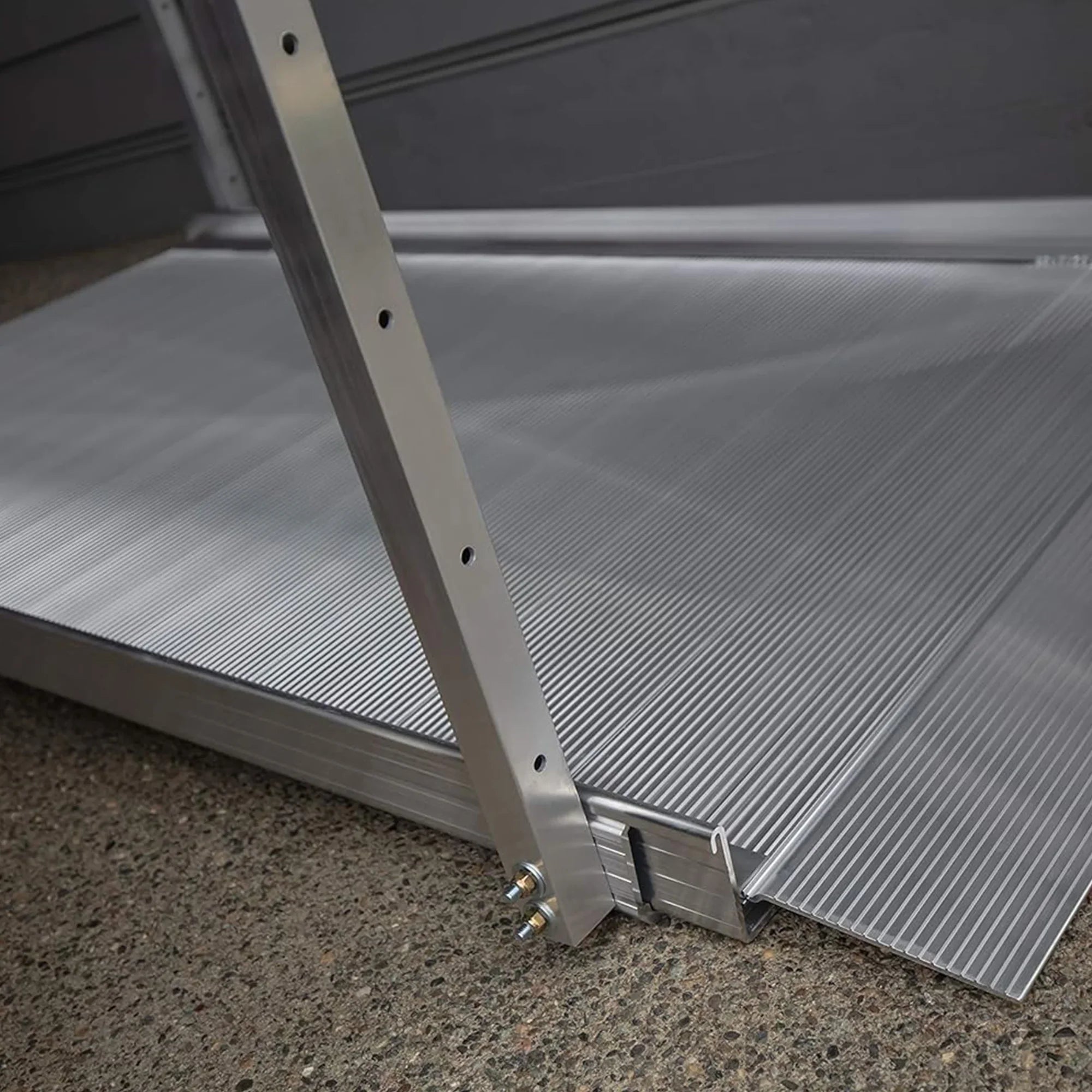 EZ-ACCESS GATEWAY 3G 8 Foot Portable Wheelchair Ramp w/2 Line Handrails