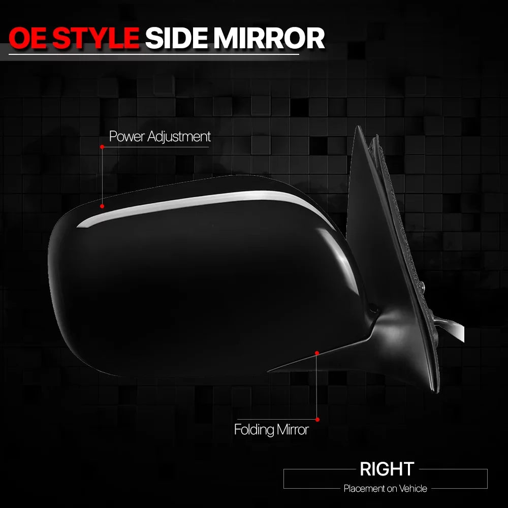 For 2001-2006 Lexus LS430 Right Passenger Side Door Mirror Power Operated Foldable Rear View Door Espejos 02 03 04 05