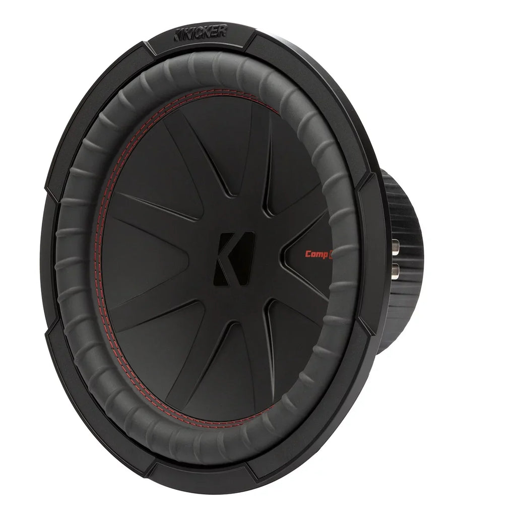 KICKER CompR 12 Inch 4 Ohm DVC 1000W Max Power Car Audio Subwoofer, Black