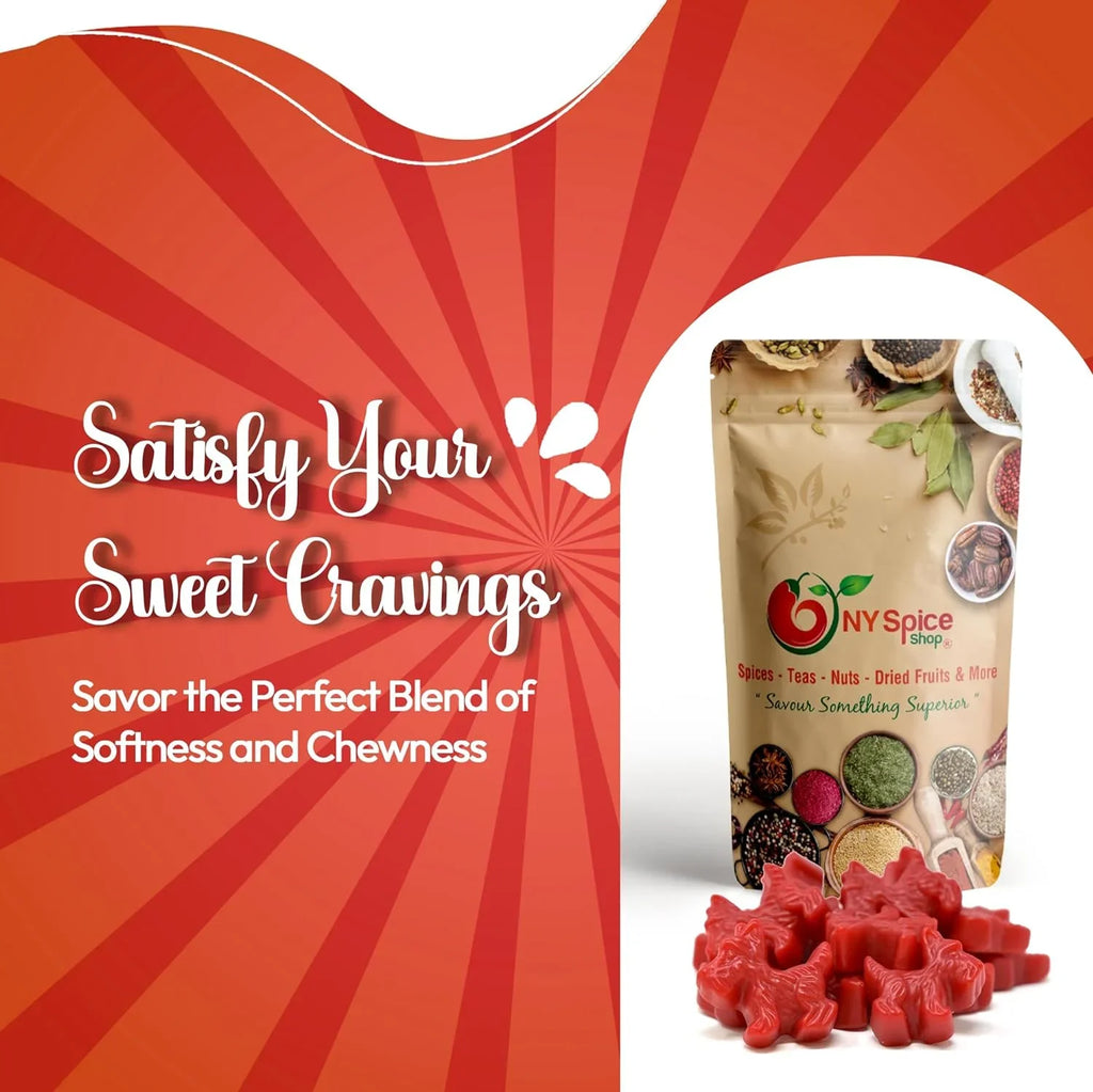 Licorice Candy - 1 Pound Red Licorice Scottie Dogs - Strawberry Red Licorice - Australian Candy - Liquorice Candy - Bulk Licorice