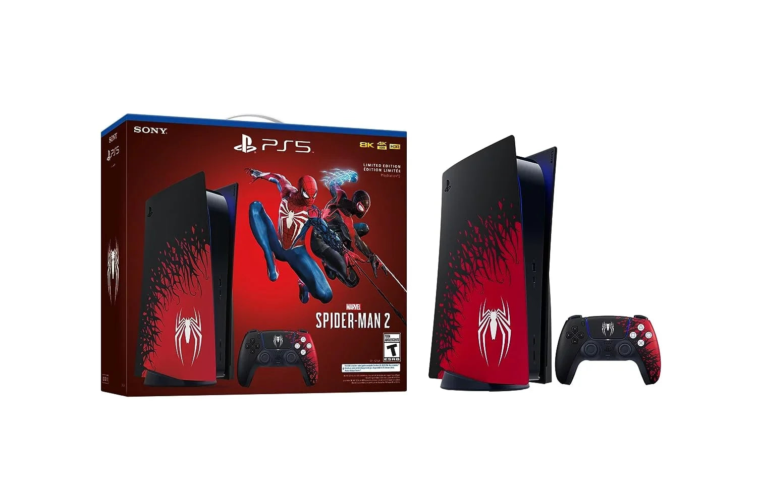 Restored Sony Interactive Entertainment CFI-1215A PlayStation 5 Console Marvel's Spider-Man 2 (Refurbished)