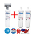 AFC Brand , Water Filter System , Model # AFC-SQC-200 , Fitting with , Cuno® and AquaPure® - 3 Filters - Made in U.S.A.