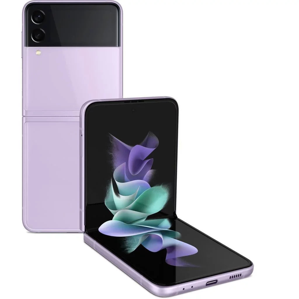 Restored Samsung Galaxy Z Flip3 5G F711U (Fully Unlocked) 128GB Lavender (Refurbished)