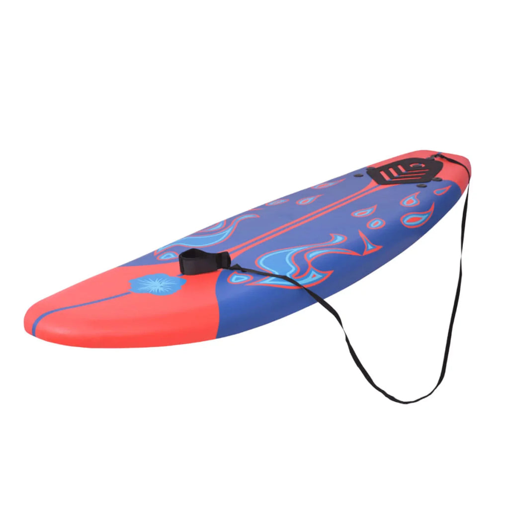 Irfora Surfboard Blue and Red 66.9"