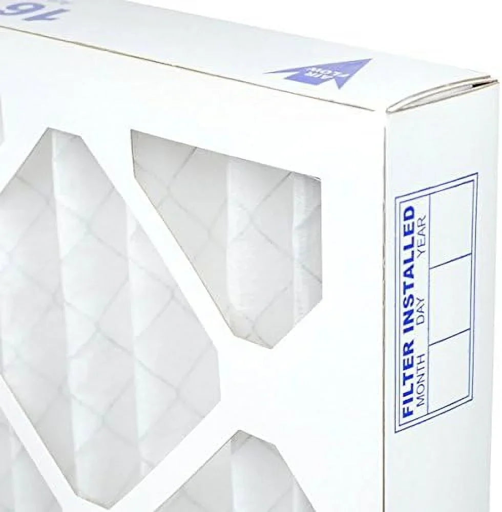 16X25x2 Air Filter MERV 11 Pleated HV Furne Air Filter, Allergy 6-Pk, Made In The