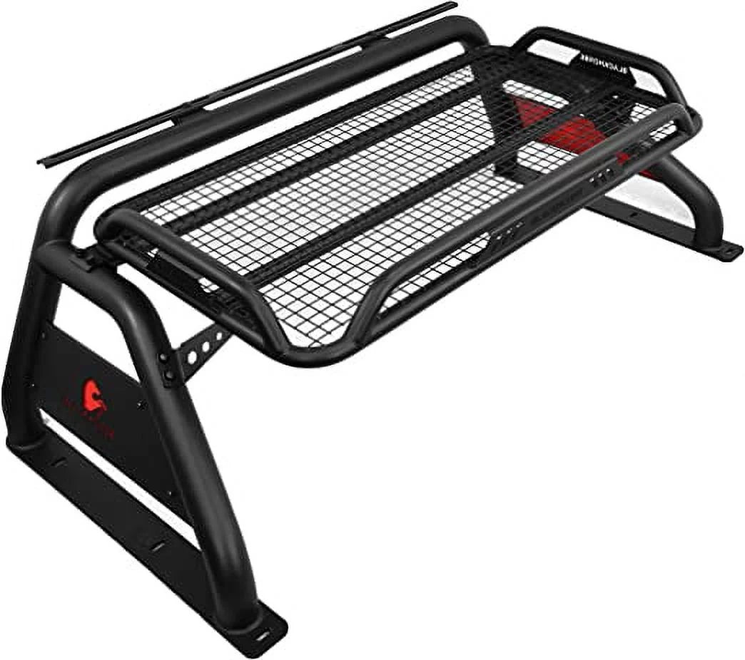 Black Horse Offroad RB-BA1B Tubular Powder Coated Steel Truck Bed Bar