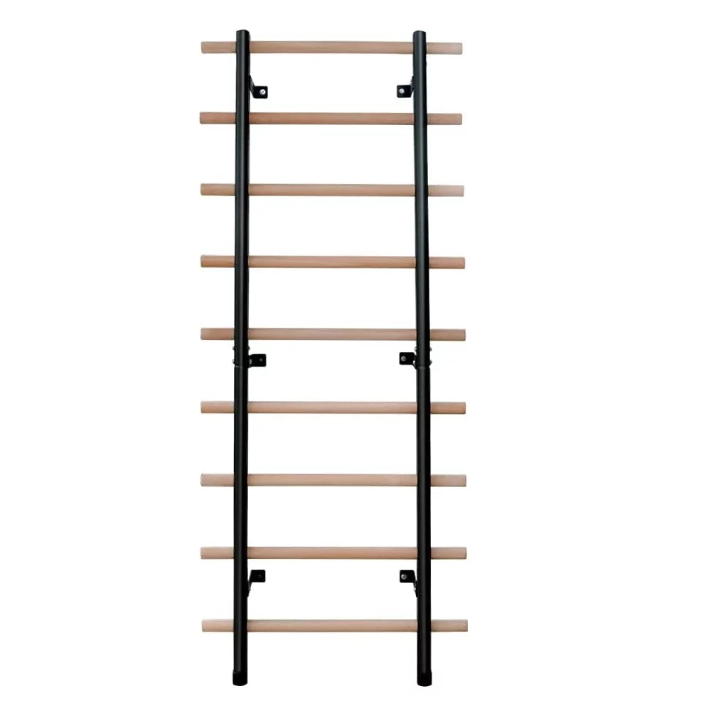 DHT WA2 Stall Bar Beech Wood Bars Steel Frame Gymnastics Ballet Wall Ladder Rehabilitation