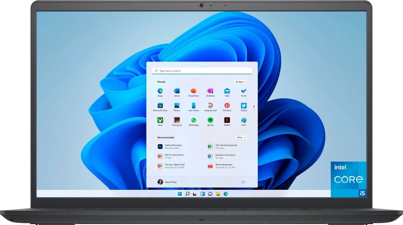 Inspiron 3511 15.6" 256Gb Touch Laptop - Black