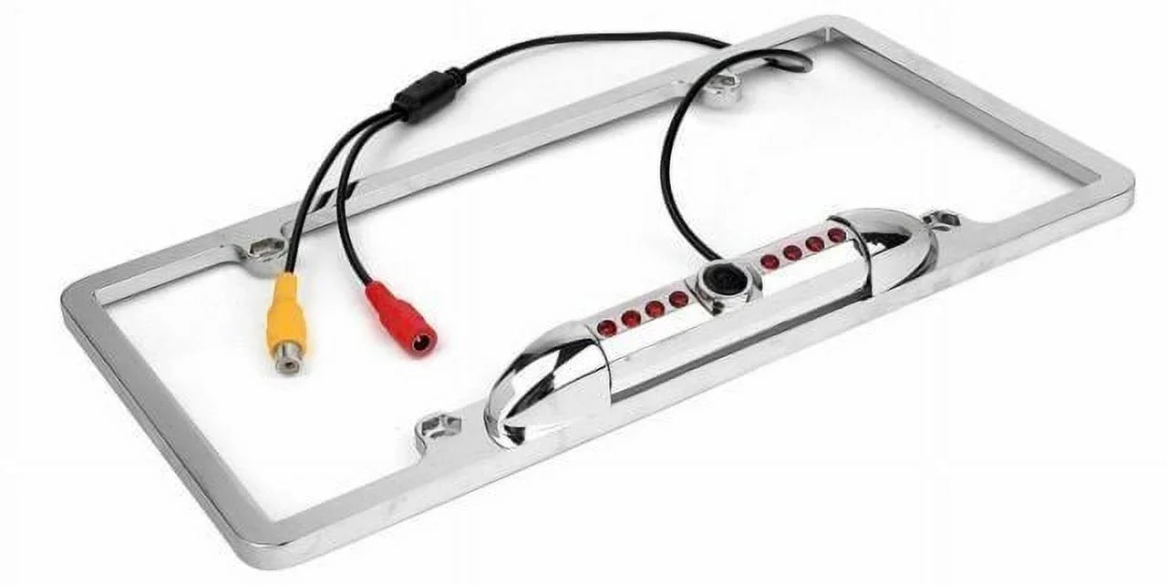 FOR KENWOOD DDX-419 DDX419 NIGHT VISION COLOR REAR VIEW CAMERA SILVER FRAME