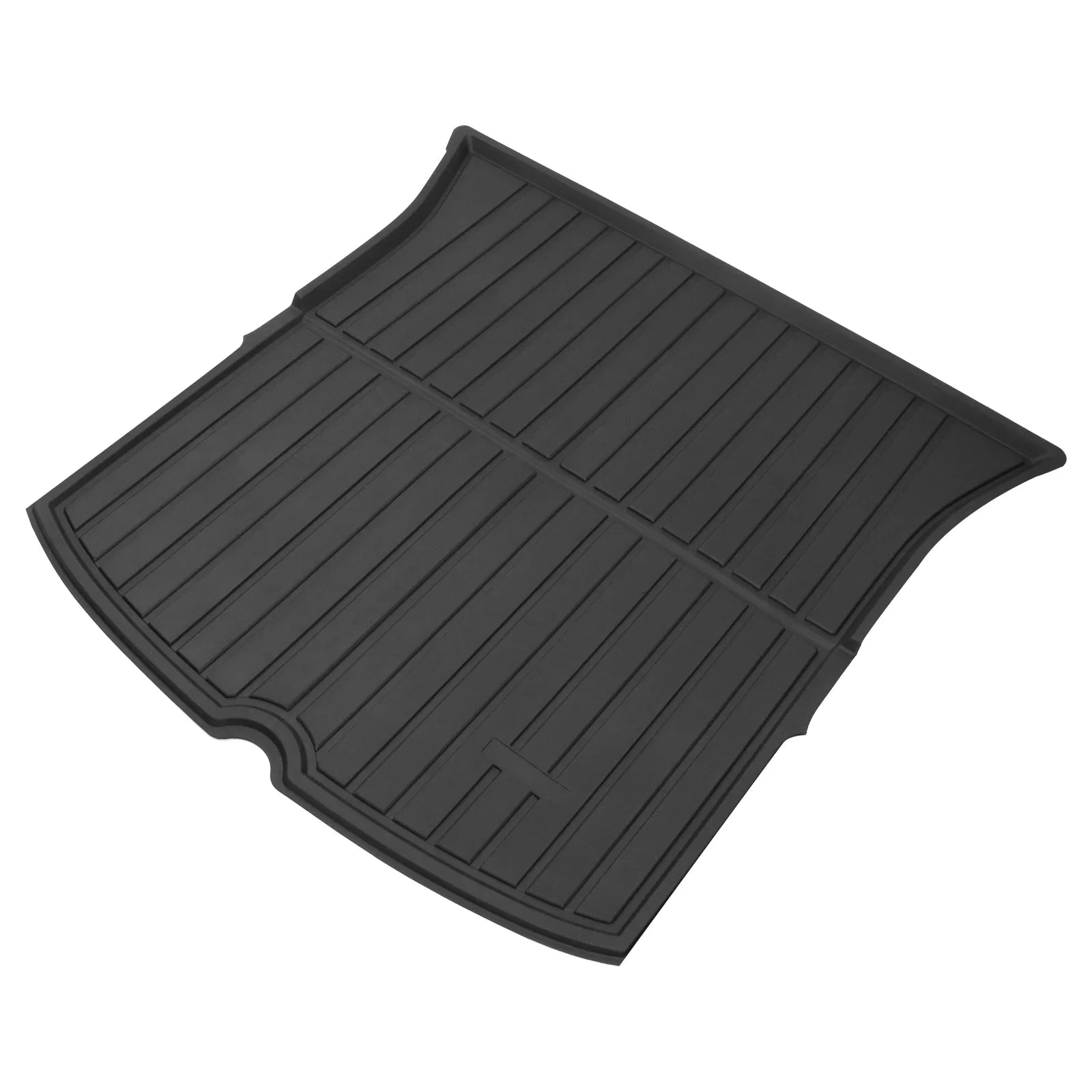 Ikon Motorsports Trunk Mats Cargo Liner Matching with 2020-2023 Tesla Model Y Black Injection TPE All Climate Waterproof Anti-Slip Frunk Trunk Under Cargo Storage Liner Mat Interior Accessories