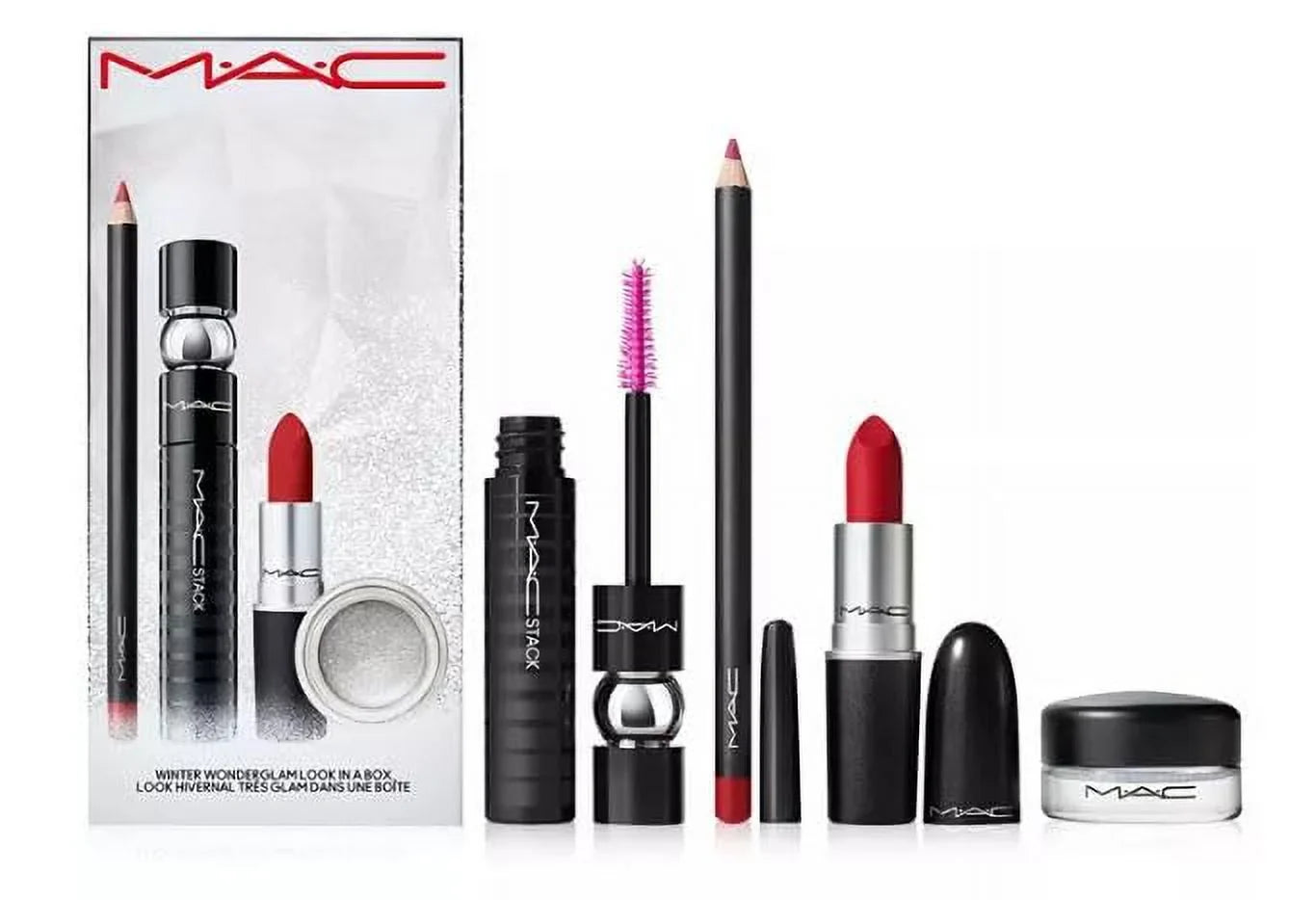 M.A.C Winter Wonderglam Look In A Box Full Size Kit