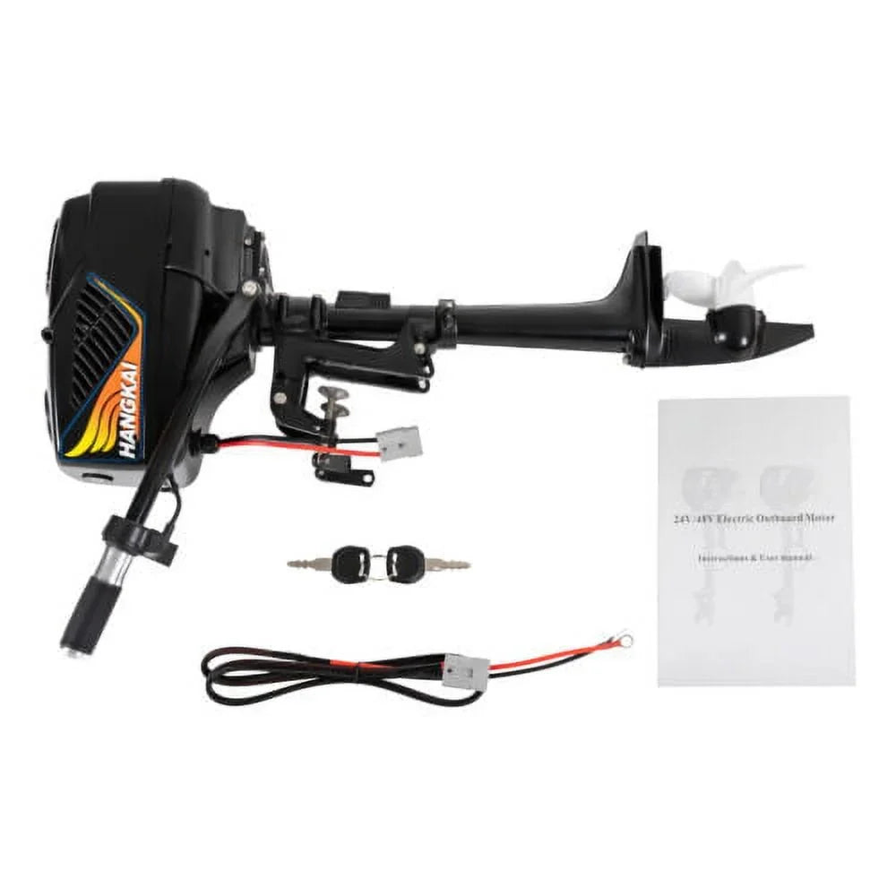 48V Short Shaft Electric Outboard Motor 5.0HP Fishing Ship Trolling Engine