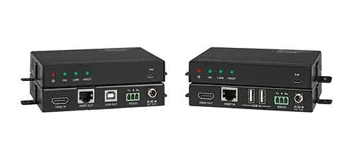 KanexPro 4K HDMI Extender over HDBaseT 2.0 with USB 2.0 - Transmitter and receiver - video/audio/USB/serial extender - HDBaseT - up to 492 ft