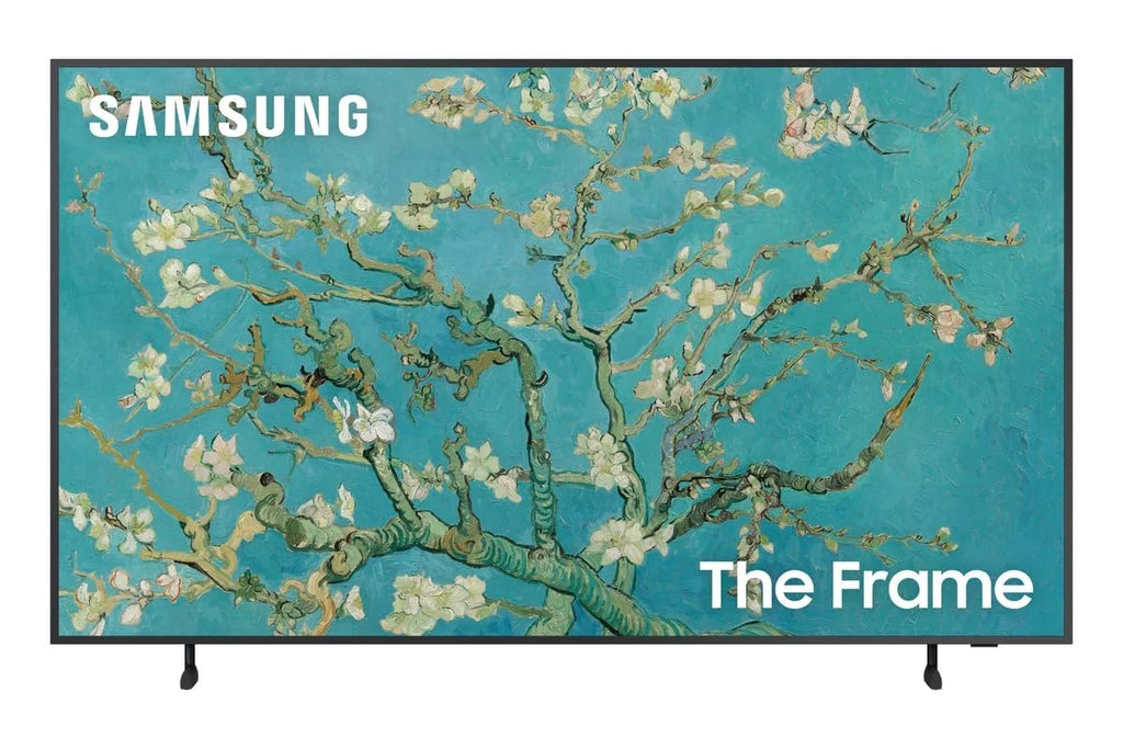 SAMSUNG 85-Inch Class QLED 4K LS03B Series The Frame Quantum HDR Smart TV with a SAMSUNG 85” The Frame Customizable Bezel for TV, Modern White, VG-SCFA85WTBZA (2022)