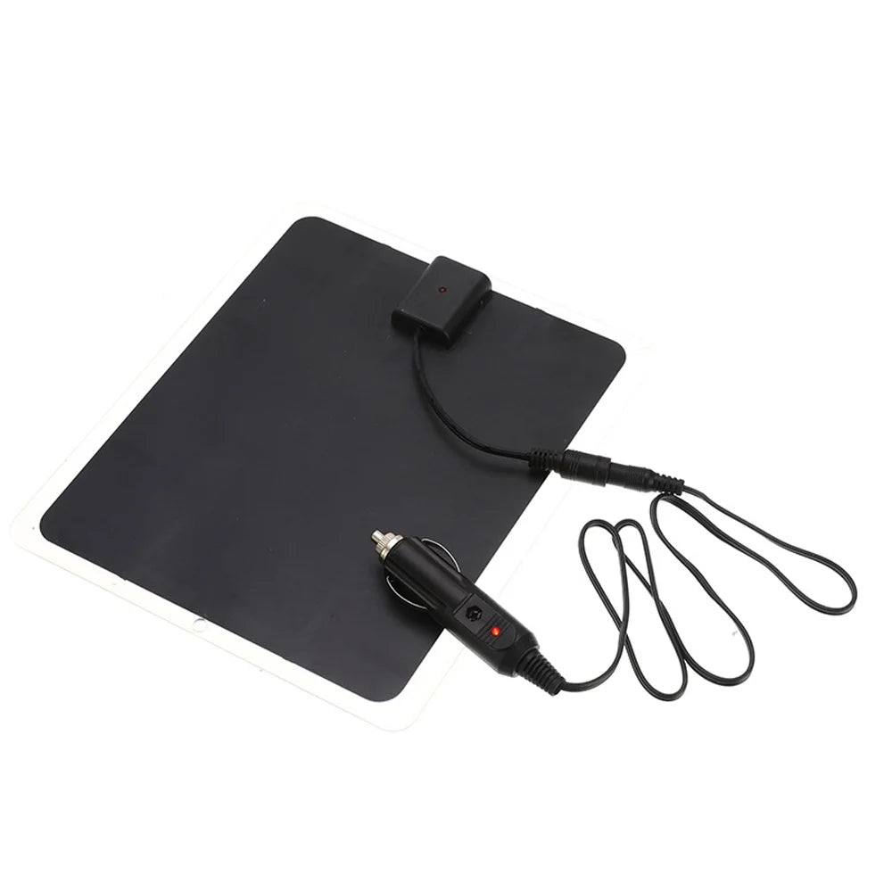 Htovila 20W Monocrystalline Silicon Portable Solar Panel for Camping, Hiking, and USB Recharging