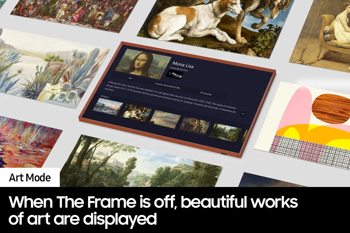 SAMSUNG 85-Inch Class QLED 4K LS03B Series The Frame Quantum HDR Smart TV with a SAMSUNG 85” The Frame Customizable Bezel for TV, Modern White, VG-SCFA85WTBZA (2022)