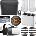 DJI Mini 3 Pro Fly More Kit Plus CP.MA.00000496.01 with 2 DJI Mini 3 Series ligent Flight Battery Plus, Charging Hub, Shoulder Bag Bundle with 128GB Card+ Deco Gear Drone Landing Pad+FPV Headset