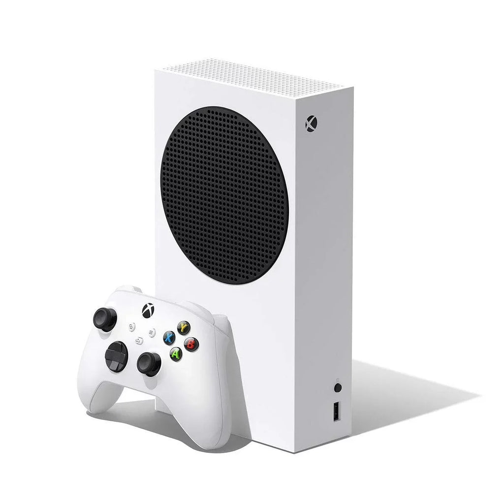 Microsoft Xbox Series S 512GB white Gaming Console With 2 Controller + G9 Earbuds With Microphone BOLT AXTION Bundle Used
