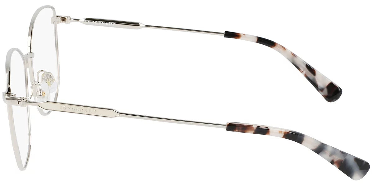 Longchamp LO2136 Full Rim Square Gold/Ivory Eyeglasses