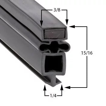 True Fitting T-49-2-G-2 Door Gasket Part# (810878)