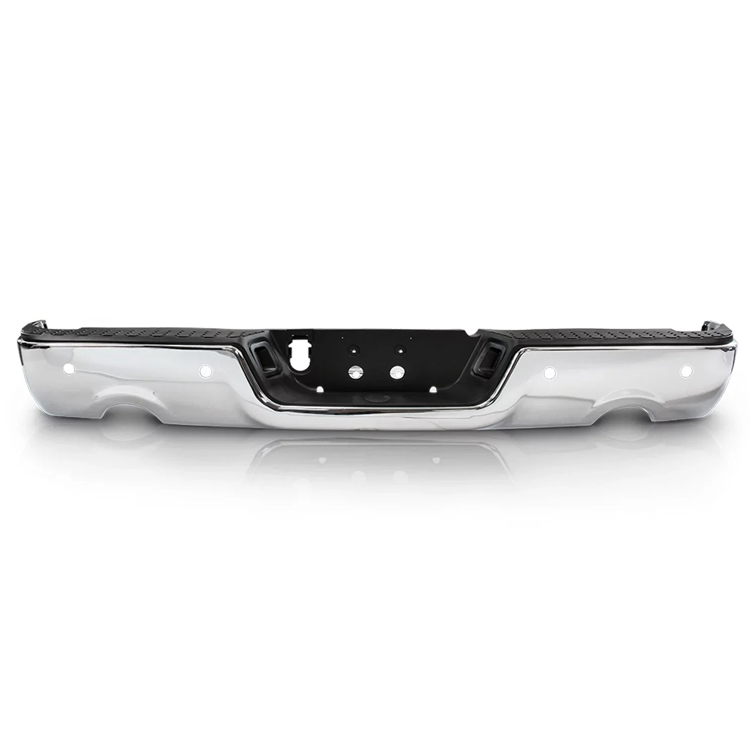 For 09-18 Ram 1500 Dual Exhaust Model Chrome Rear Bumper Step Pad w/Sensor Holes Fits select: 2011-2012 DODGE RAM 1500, 2019-2023 RAM 1500 CLASSIC
