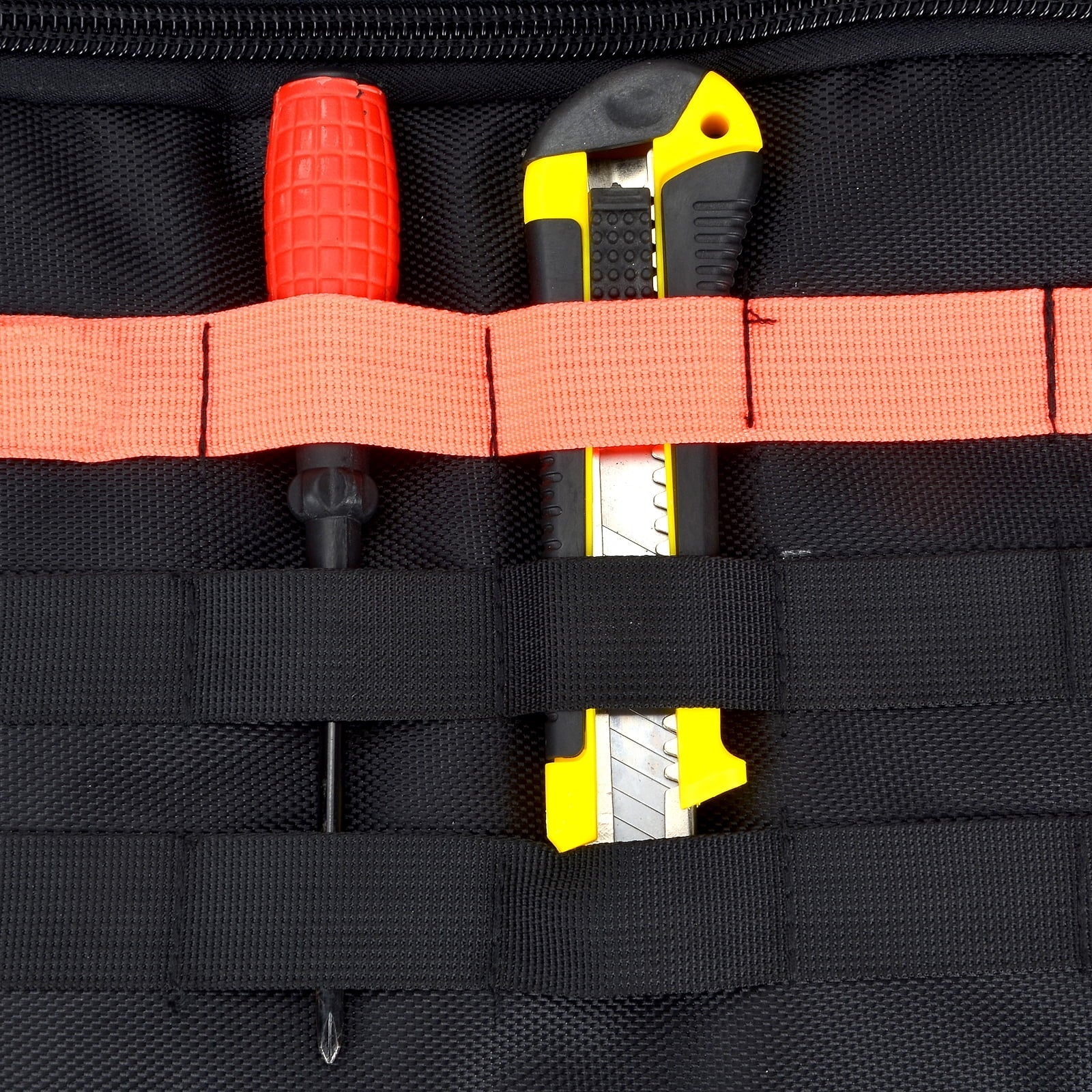 UTV Roll Cage Organizer Cargo Rear Storage Tools Bags Truck Tool Kits Holder Fits for 1987-2020 Wrangler LJ TJ JK JL