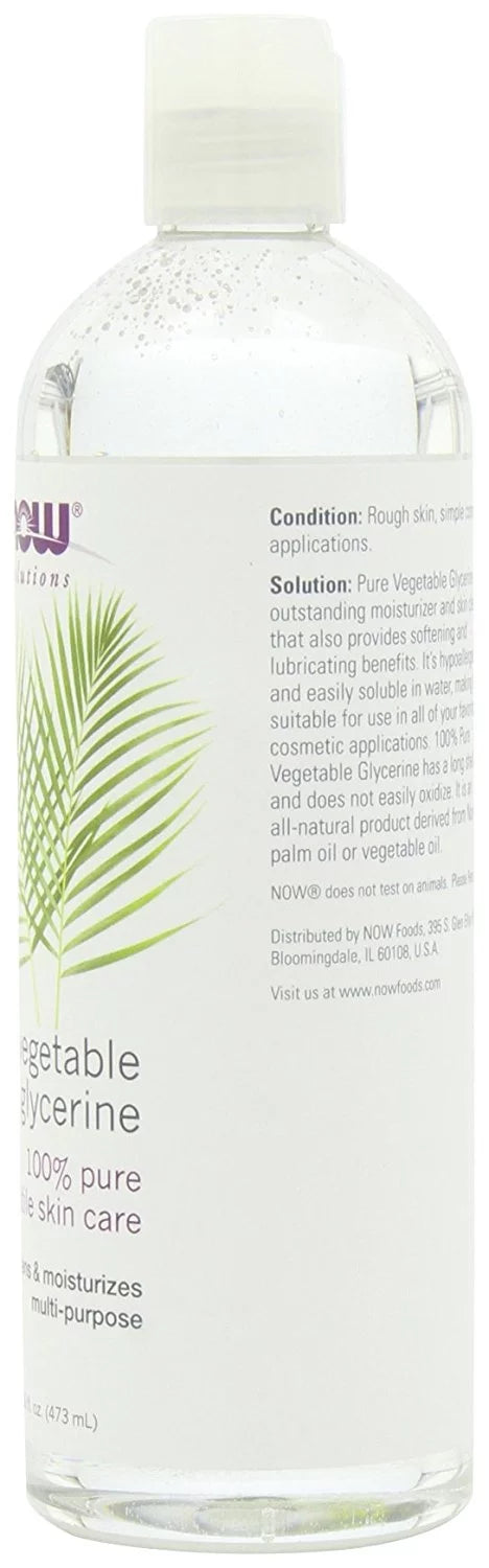 NOW Solutions Glycerine Vegetable, 16-Ounce