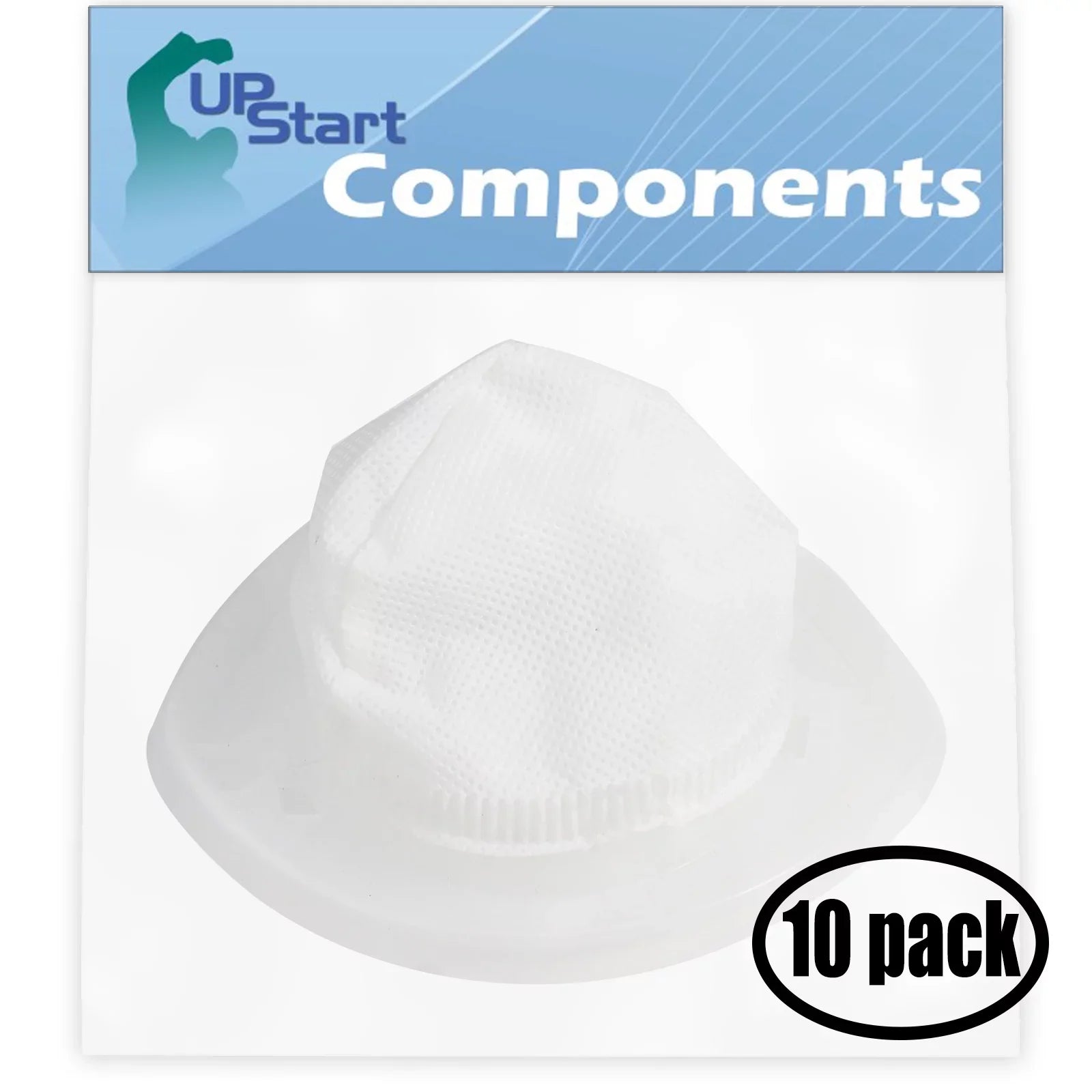 10-Pack EVF100 Filter Replacement for Black & Decker BDH7200CHV Vacuum Cleaner - Fitting with Black & Decker 90590689 Filter