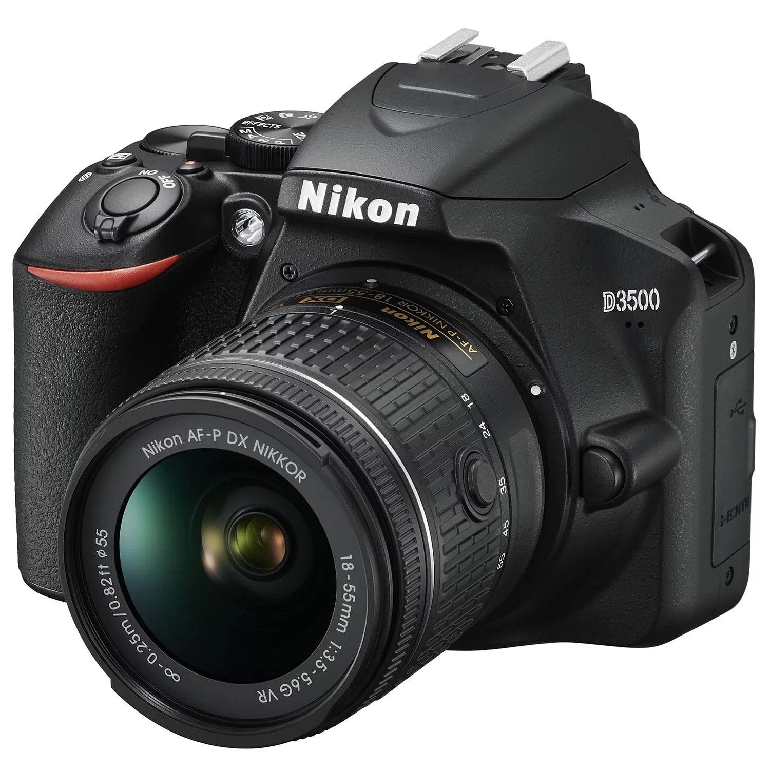 Nikon D3500 DX-Format DSLR Two Lens Kit with AF-P DX NIKKOR 18-55mm f/3.5-5.6G VR & AF-P DX NIKKOR 70-300mm f/4.5-6.3G ED, Black