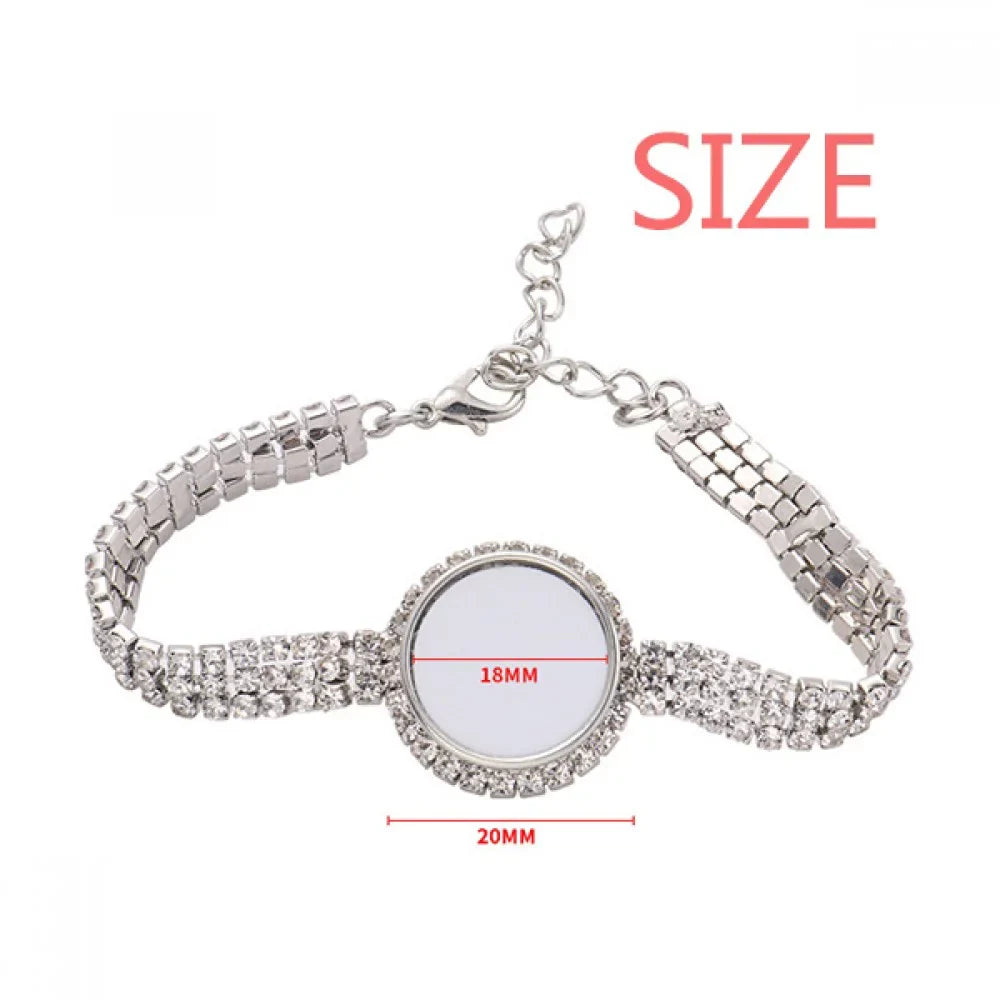 Cup Chocolatey Sweet Ice Pattern Tennis Chain Anklet Bracelet Diamond Jewelry