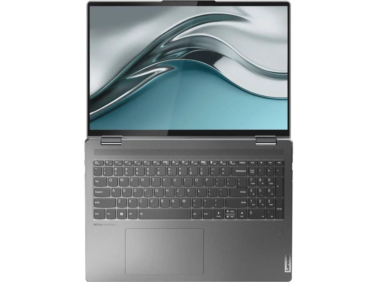 Lenovo Yoga 7i 2-in-1 Laptop, 16" 2.5K IPS Touchscreen Display, i5-1240P Processor, 8GB RAM, 1TB SSD, Iris Xe Graphics, Fingerprint Reader, Backlit Keyboard, Wi-Fi6, Windows 11 Home