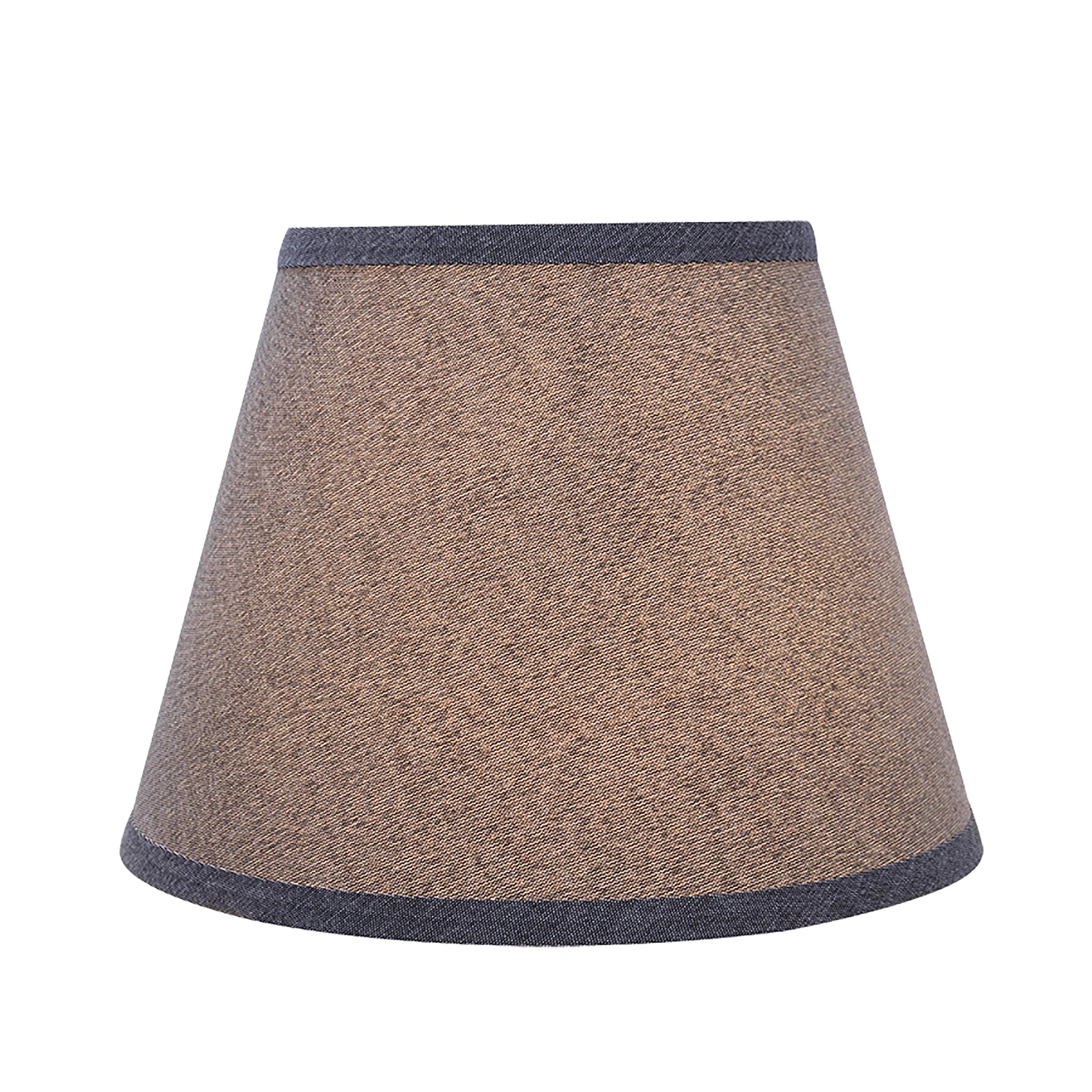 Aspen Creative 58853 Transitional Hardback Empire Shape UNO Construction Lamp Shade in Grey, 10" Wide (6" x 10" x 7 1/2")